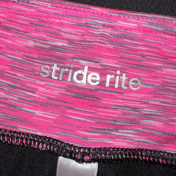 Stride Rite Girls Leggings Pants Pink Black Stretchy Athletic Casual Small 6 7 - Picture 5 of 7